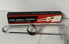 Vintage NOS Corn Kernel Stripper Remover Stainless Steel Japan #6560 picture