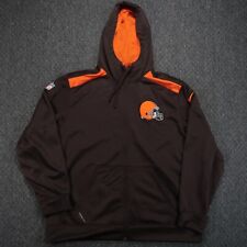 Cleveland Browns Hoodie Adult XXL Brown Nike Mens Therma Fit Onfield Apparel 2XL picture