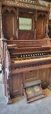 Antique Walnut Pump Organ with Pedal picture