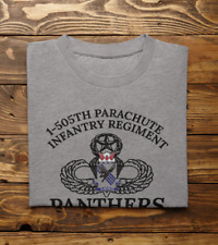 1-505 PIR PT Shirt | 82nd Airborne 3BCT H-Minus Panthers T-Shirt | US Army PT Sh picture
