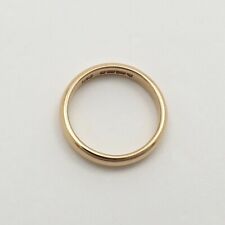 Victorian 1800s London 22k Rose Gold 3mm Wedding Band Ring Child Pinky Small sz picture