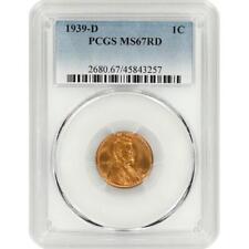 1939-D Lincoln Wheat Cent 1C PCGS MS67RD  picture