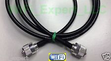 TIMES MICROWAVE ® 1-30 Feet LMR240UF Antenna Jumper Coax Cable PL259 SO239 M/F picture