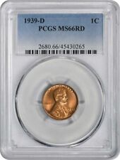 1939-D Lincoln Cent MS66RD PCGS picture