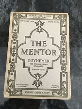 RARE VINTAGE 1918 THE MENTOR PRESS BOOK No.166 - GUYNEMER PILOTS DEPT of TRAVEL picture