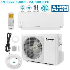 9000 - 18000 BTU Split Air Conditioner Heat Ductless 19 Seer Inverter With/Kit picture