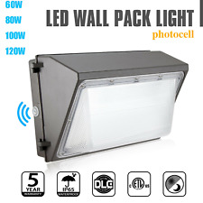 60W 80W 100W 120W LED Wall Pack Light Dusk-to-Dawn Commercial Outdoor Light IP65 picture