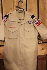 Boy Scouts of America BSA Men's Adult Shirt Medium  Tan picture