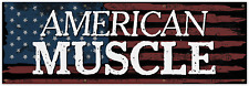 American Muscle USA Banner - Motivational Home Gym Decor (36 X 12 Inches) picture