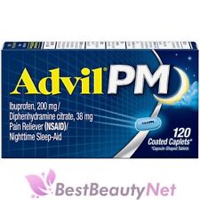 Advil PM Pain Reliever Nighttime Sleep-Aid 120 Coated Caplets picture