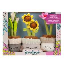 Greenhouse by Russ 12 Inch Plush Plants 3-pack Flowers Officially Licensed NEW picture