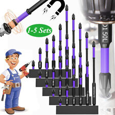 6X Upgraded D1 Anti-Slip And Shock-Proof Bits With Phillips Screwdriver Bits NEW picture