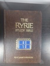 Vintage 1978 The Ryrie Study Bible KJV King James Version Red Letter HC Moody picture