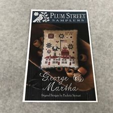 Plum Street Samplers GEORGE & MARTHA Counted Cross Stitch Pattern picture