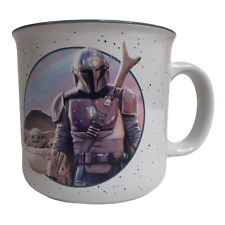 The Mandalorian Coffee Cup Mug 20oz Disney Ceramic Camper The Child Baby Yoda picture