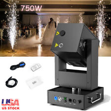 750W Stage Moving Head Cold Spark Machine Wedding DJ Party Effect Machine Black picture