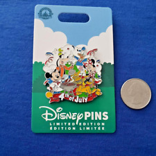 DISNEY 4TH OF JULY 2023 MICKEY MINNIE DONALD PLUTO GOOFY PIN LIMITED EDITION PIN picture
