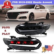 LED Demon Eyes Front lamps For 2018-2022 Honda Accord Head lights DRL Assembly picture