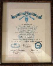 Vietnam War Airborne Infantry Graduation Certificate  picture