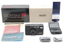 Rare [UNUSED in BOX S/N:227148] Contax T2 Limited Black 35mm Film Camera JAPAN picture