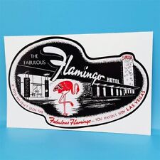 Flamingo Hotel Las Vegas Vintage Style Travel Decal, Vinyl Sticker,Luggage Label picture
