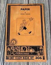 Vintage 1934 Paper By Marion S Wheeler Unit Study Booklet No 306  picture