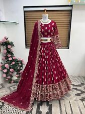 NEW INDIAN ETHNIC WEAR DESIGNER GEORGETTE LEHENGA CHOLI WITH DUPATTA FOR WEDDING picture