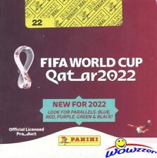 2022 Panini World Cup Stickers HUGE 50 Pack Sealed Box USA Version 250 Stickers picture