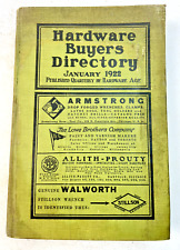Antique 1922 Hardware Buyers Directory by Hardware Age picture