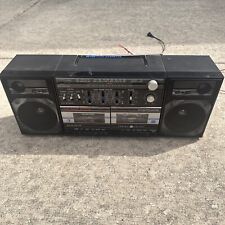 Vintage General Electric FM/AM Dual Cassette Dubbing 4-speakers 3-5671A System picture