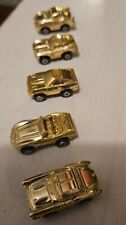 1989 Galoob Micro Machines Gold Mail Away Complete Corvette 5 Piece Set Opened picture