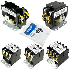 AC Condenser Contactor HVAC Definite Purpose Relay 1-4 Pole 24 or 120V UL Listed picture