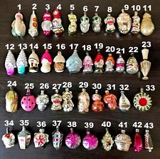 Vintage glass Christmas tree Ornaments decorations animals - soviet №298 picture