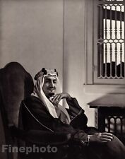 1945/83 Vintage KING FAISAL Saudi Arabia By YOUSUF KARSH Duotone Photo Art 11x14 picture