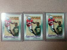 (3) Lebron James / Maurice Clarett 2002 Rookie Review On Fire Rookie Card  #36 picture