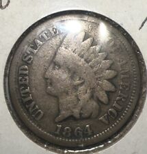 1864 CN INDIAN HEAD PENNY picture