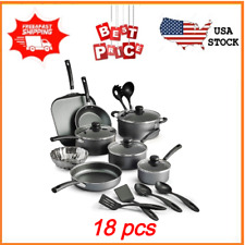 Tramontina Primaware 18 Piece Non-stick Cookware Set, Steel Gray picture