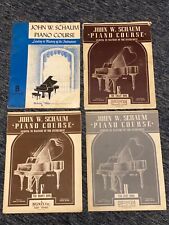 Lot Of 7 Vintage John W. Schaum Piano Course 4 Books B,E,F,H in VG Condition picture