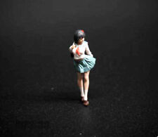 3D Print 1/64 figures Japan Hot JK girl fit 1:64 car STREET Stand Diorama picture