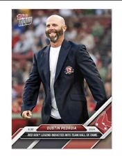 Dustin Pedroia Red Sox HOF 2024 MLB TOPPS NOW Card 246 Presale Red Socks picture