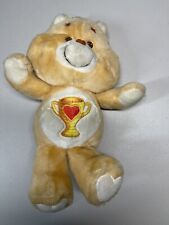 Vintage 1985 Kenner Care Bears Champ Bear Trophy Bear 13” Plush picture