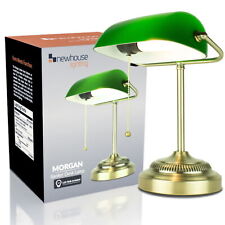 Morgan Antique Green Adjustable Energy-Efficient LED Bankers Desk Lamp 3.5-Watt picture