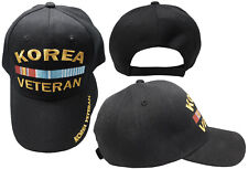Korea Veteran RIBBONS Ball Cap Army Navy USAF Korean War Vet Hat  picture