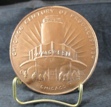 Chicago Century Of Progress 1934 Chicago Worlds Fair Coin Paperweight Walgreens picture