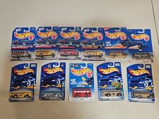 Vintage Hot Wheels Bus Lot of 11. All Mint NEW OLD STOCK picture