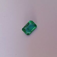 7x5 MM 1.0 Carat 100 % Natural Faceted Emerald Octagon Shape Zambian Gemstone picture