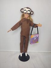 OOAK Barbie Doll Brown Monkey Animal Halloween Costume Custom Handmade picture