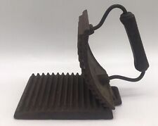 Vintage H Foote MFG NEW YORK Cast Iron Fluter & Base picture