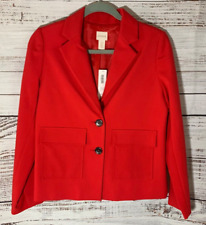 Chico's Chinese Red Two-Button Modern Blazer Women’s Size 0 (XS/S) MSRP $129 NWT picture
