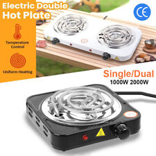1000/2000W Portable Electric Single Dual Burner Hot Plate Cooktop Cooking Stove picture